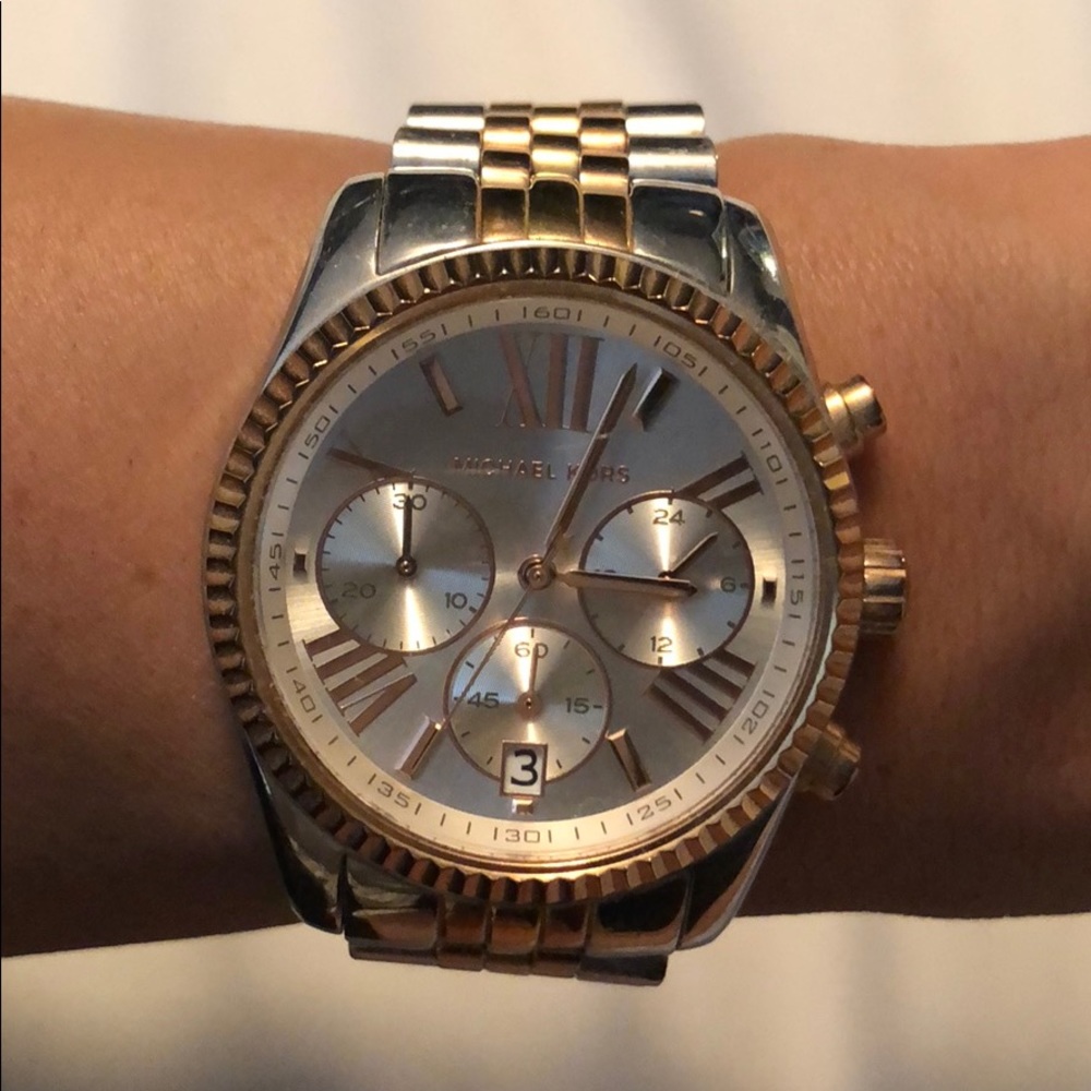 SOLD Tri-tone Michael kors Watch